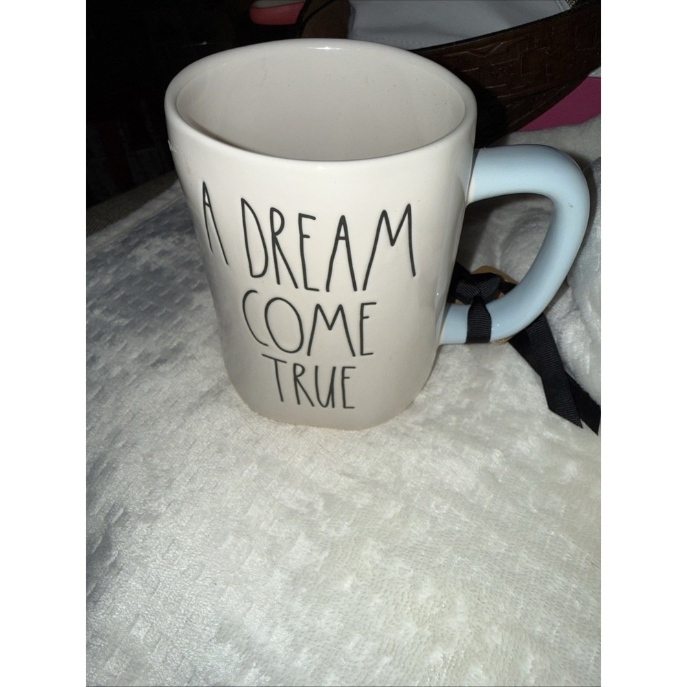 Rae Dunn Disney Castle Mug "A DREAM COME TRUE" Cinderella Princess